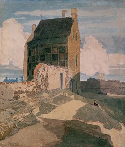 Op de muren, Great Yarmouth, ca. 1812 door John Sell Cotman